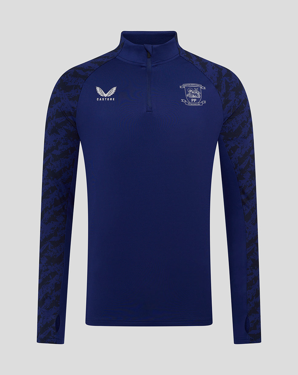 Preston Junior 25/26 Training Midlayer Top - Blue - Blueprint