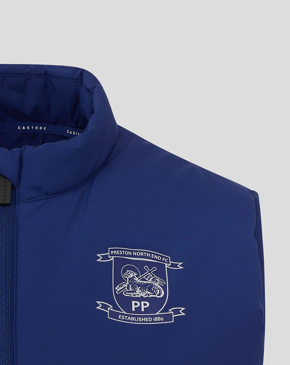 Preston North End Men's 25/26 Training Gilet - Blueprint