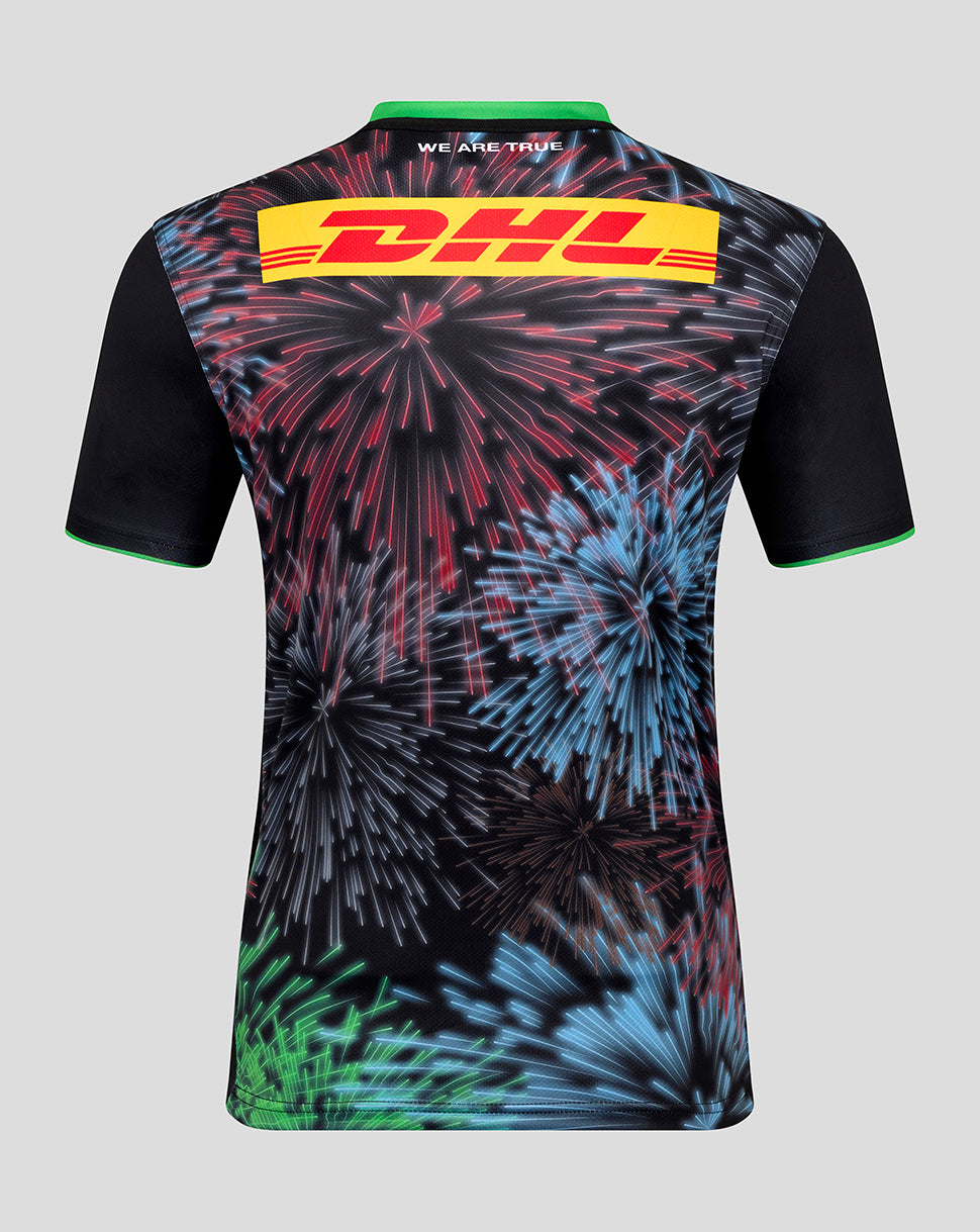 Harlequins Men's 25/26 Big Game Replica Shirt - Caviar/Classic Green