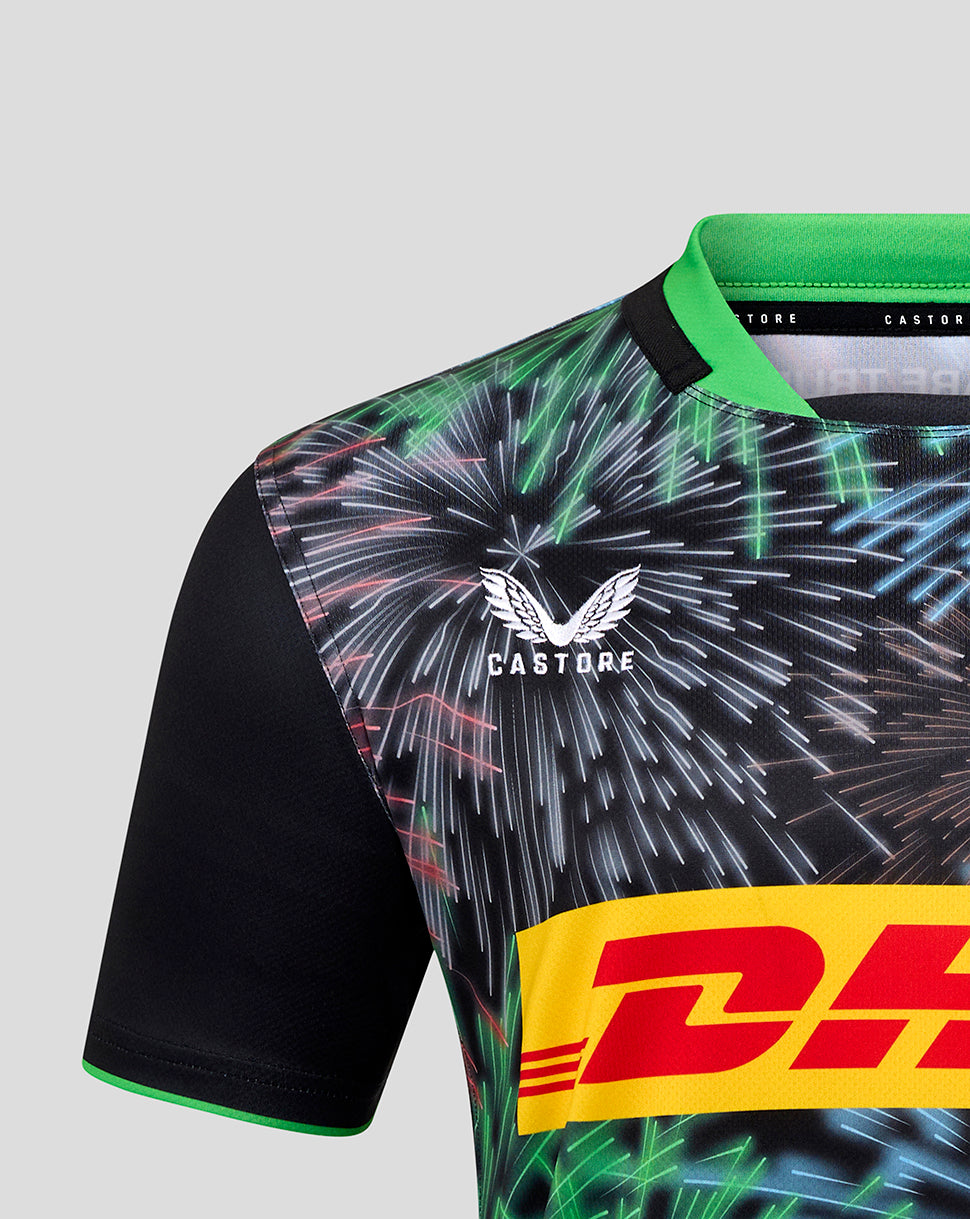 Harlequins Men's 25/26 Big Game Replica Shirt - Caviar/Classic Green