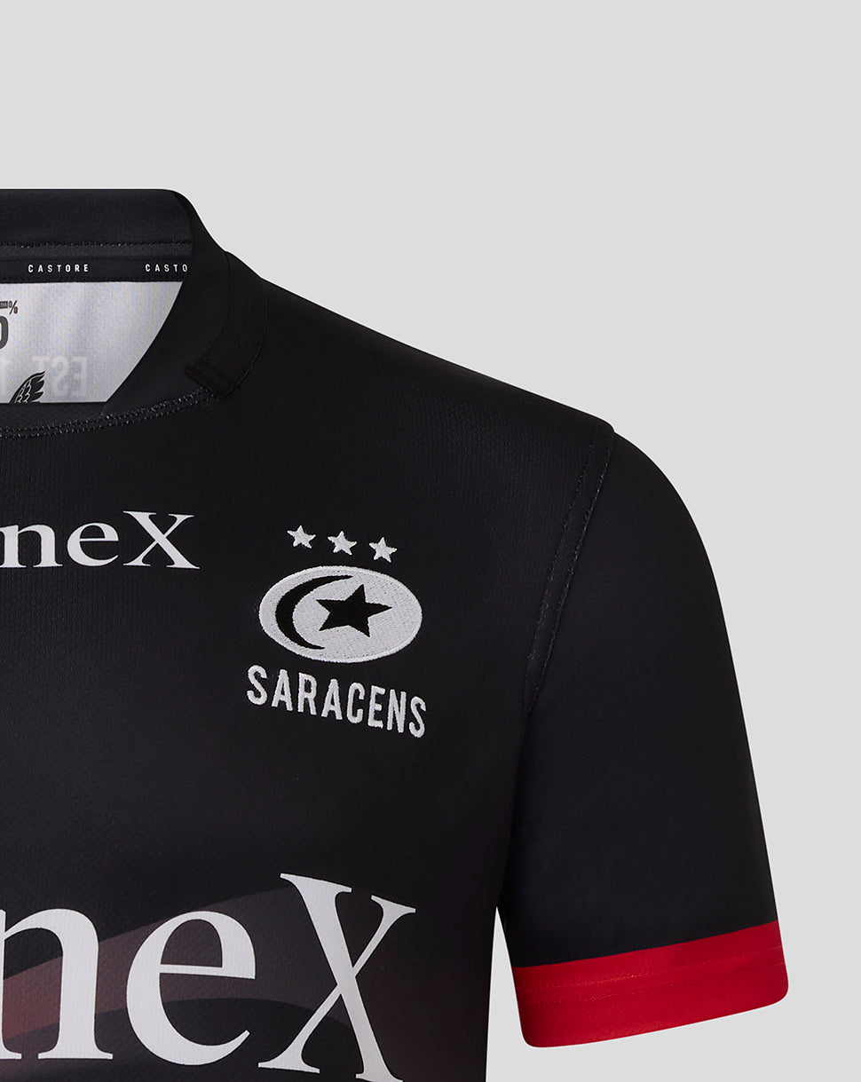 Saracens Mens 25/26 Replica Home Shirt