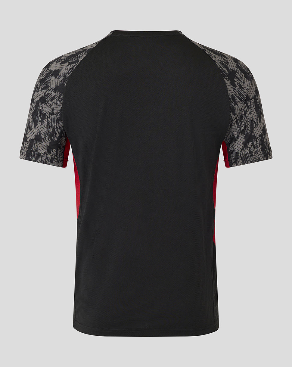 Saracens Men's 25/26 Training Short Sleeve Tee - Caviar