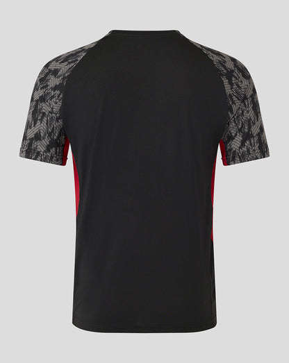 Saracens Men's 25/26 Training Short Sleeve Tee - Caviar