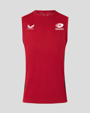 Saracens Men's 25/26 Training Vest - Rhythmic Red