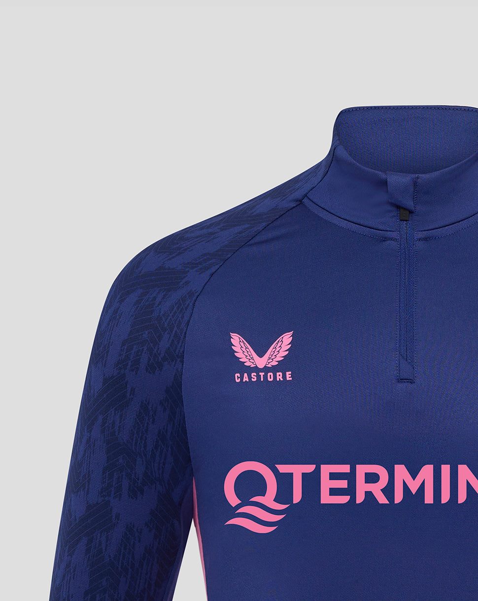 Feyenoord Men's 2025-2026 Players Training Performance Midlayer - Blueprint/Pink Cosmos