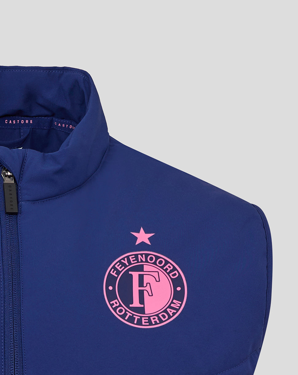 Feyenoord Men's 25/26 Performance Gilet - Blueprint/Pink Cosmos
