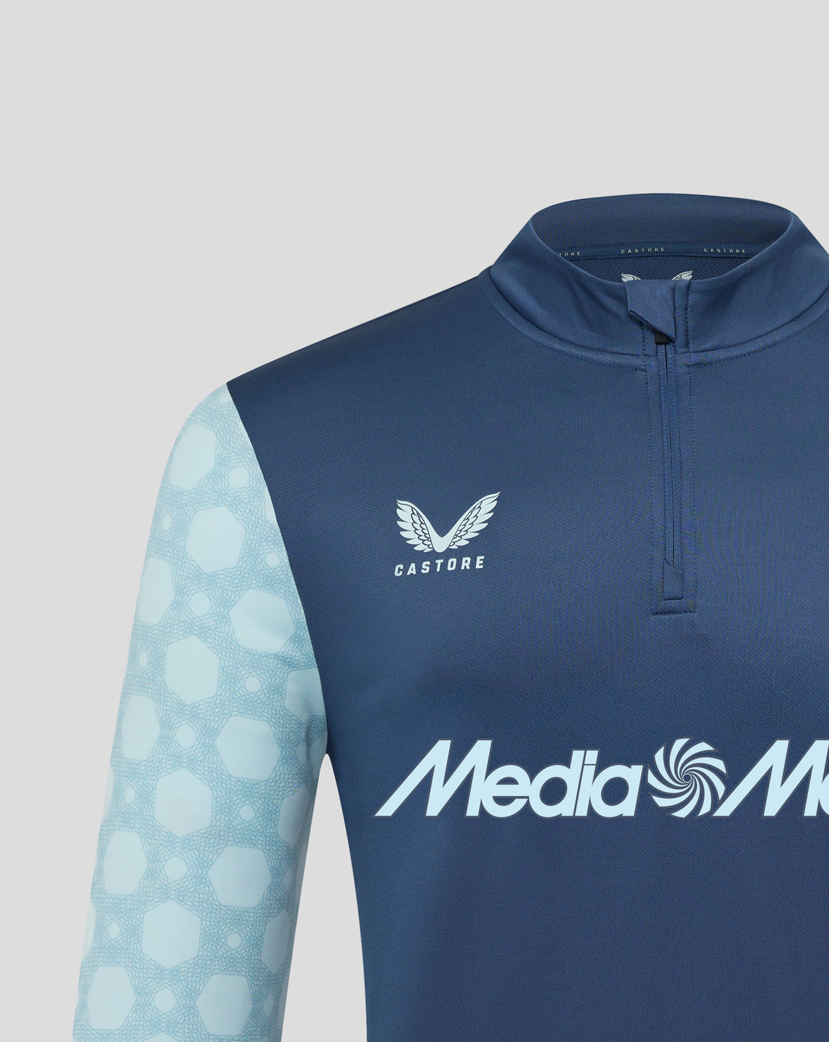 Feyenoord Men's 2025-2026 Away Matchday Midlayer - Vintage Indigo/Saltweater Slide