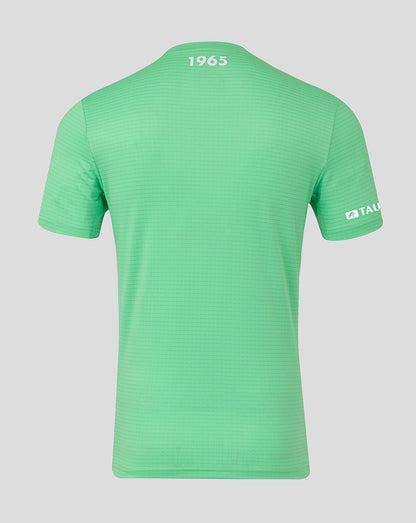 Back view of FC Twente 2025-2026 goalkeeper shirt in light green with 1965 at the neckline