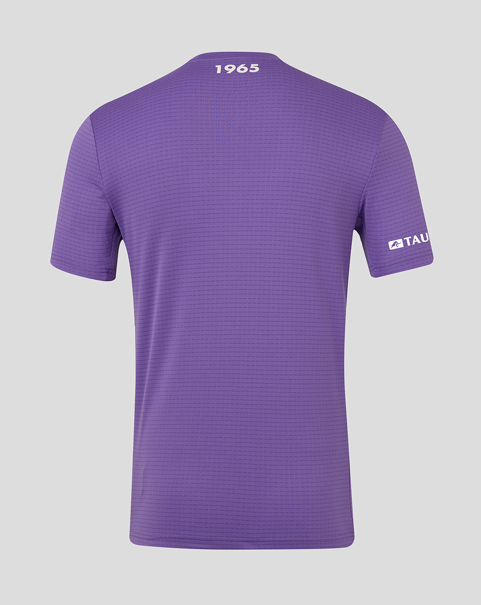 Back view of FC Twente purple goalkeeper shirt with 1965 at the neckline.