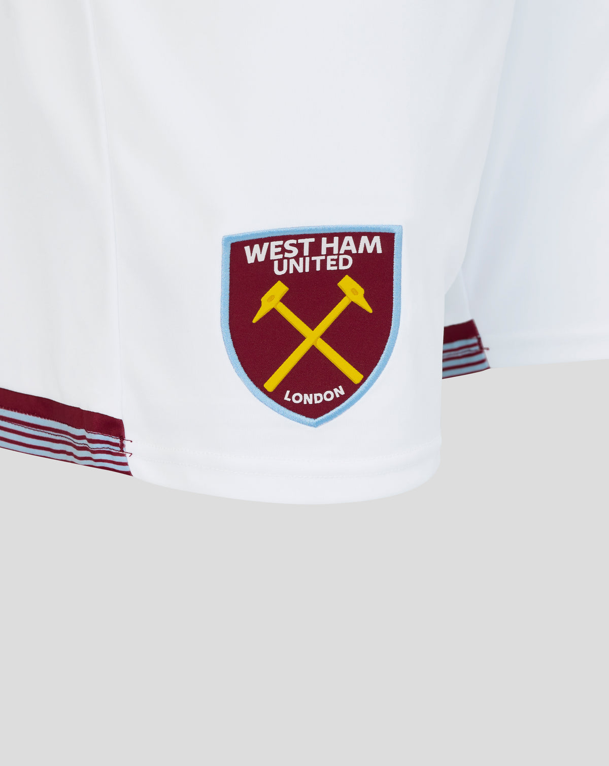 West Ham Men's 25/26 Home Shorts - Brilliant White
