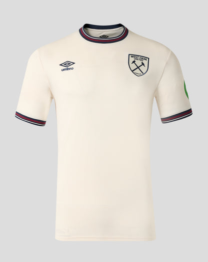 West Ham Men's 25/26 Away Short Sleeve Shirt - White