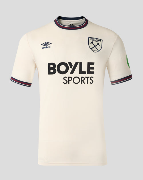 West Ham Men's 25/26 Away Short Sleeve Shirt - White