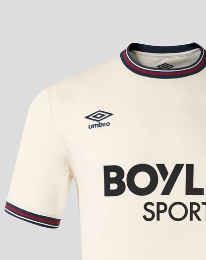 West Ham Men's 25/26 Away Short Sleeve Shirt - White