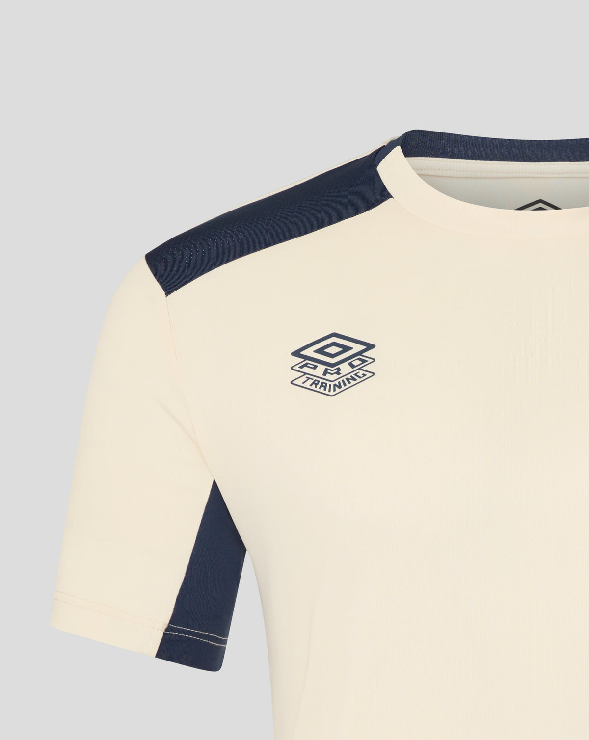 West Ham Men's 25/26 Pro Training Short Sleeve Shirt - Ecru/Spellbound