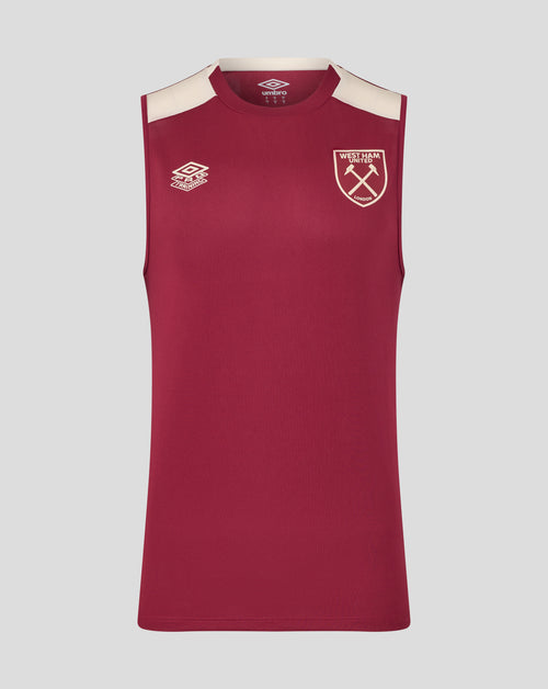 West Ham Men's 25/26 Pro Training Sleeveless Shirt