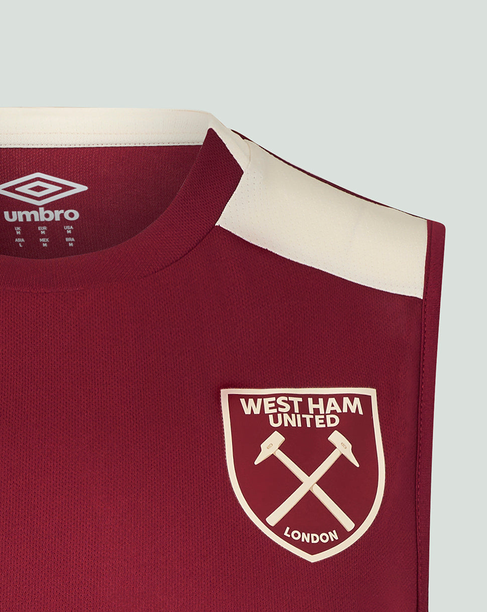 West Ham Men's 25/26 Pro Training Sleeveless Shirt