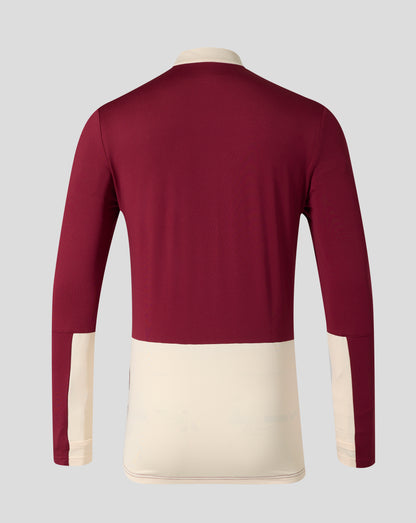 West Ham Men's 25/26 Pro Training Midlayer Top - Rhododendron