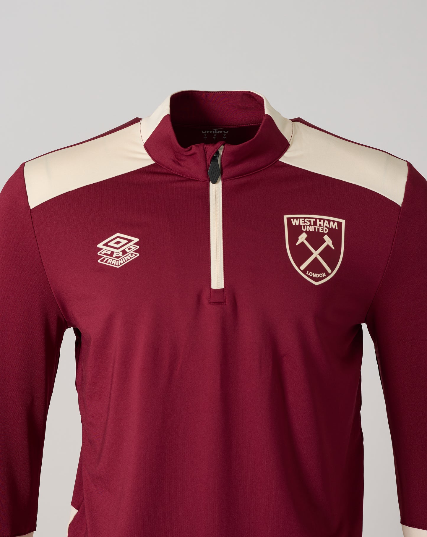 West Ham Men's 25/26 Pro Training Midlayer Top - Rhododendron