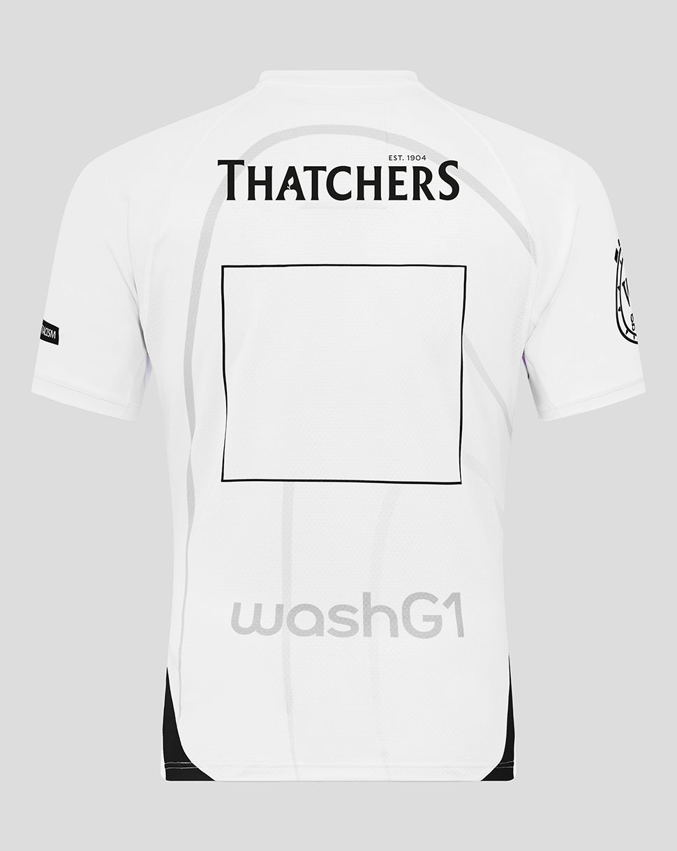 Bath Rugby Men's 25/26 Away Pro Shirt - White/Black