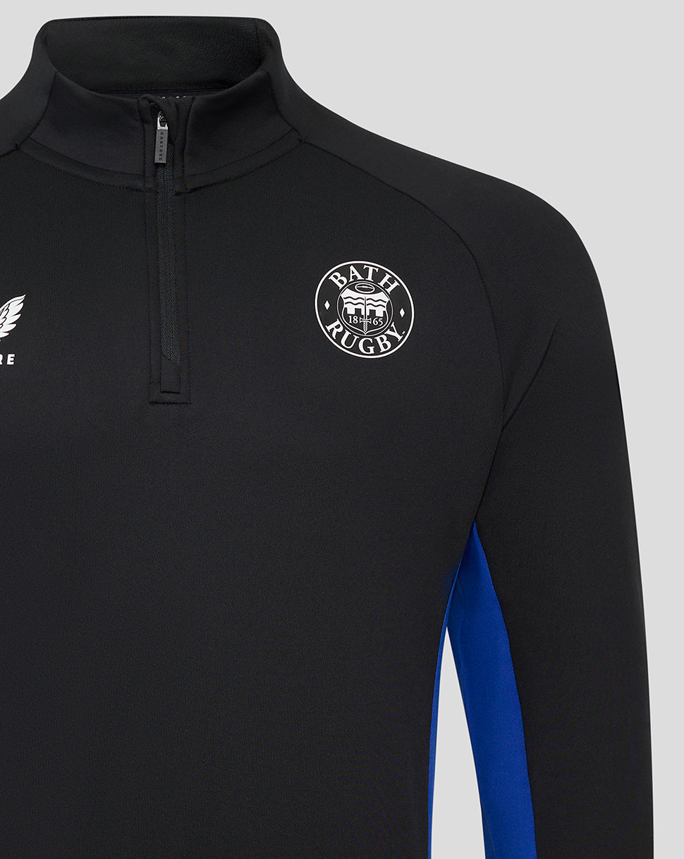 Bath Rugby Junior 25/26 Quarter-Zip Training Midlayer