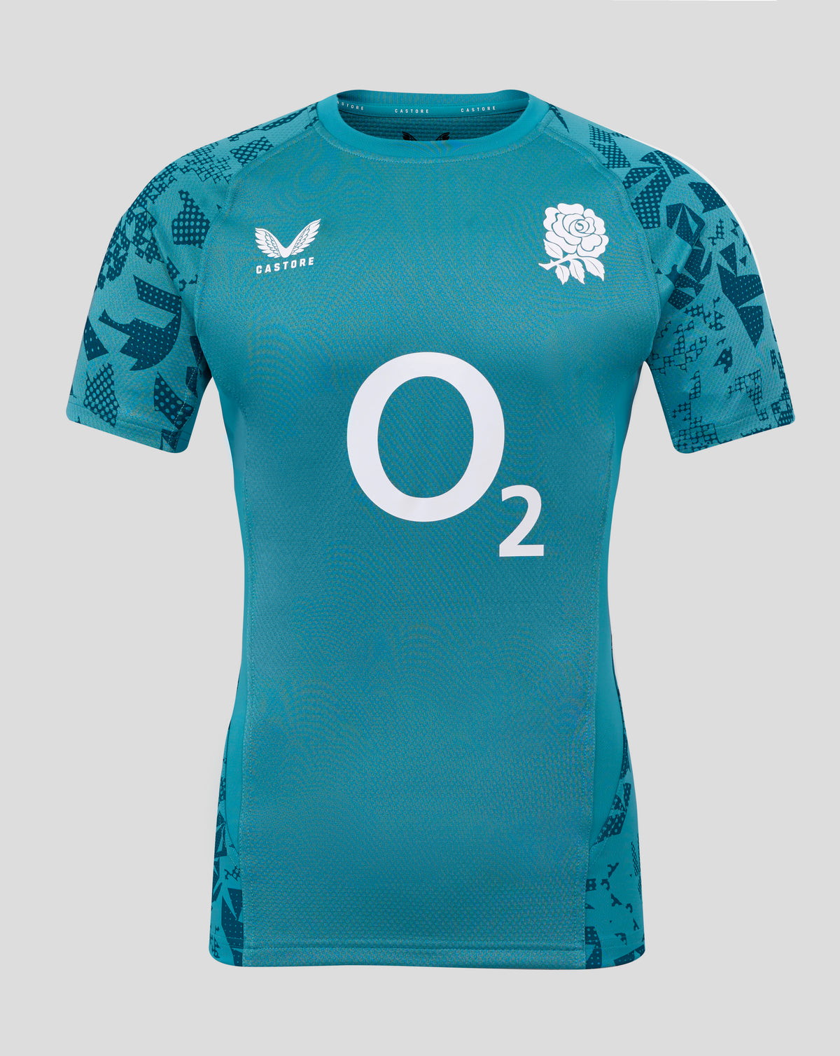 England Rugby Men's Contact Short Sleeve Jersey - Storm Blue