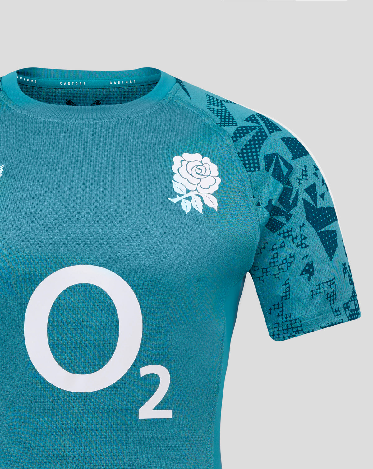 England Rugby Men's Contact Short Sleeve Jersey - Storm Blue