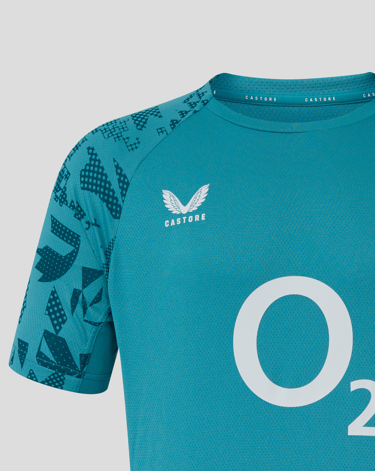 England Rugby Men’s 25/26 Performance Short Sleeve T Shirt – Storm Blue - Storm Blue