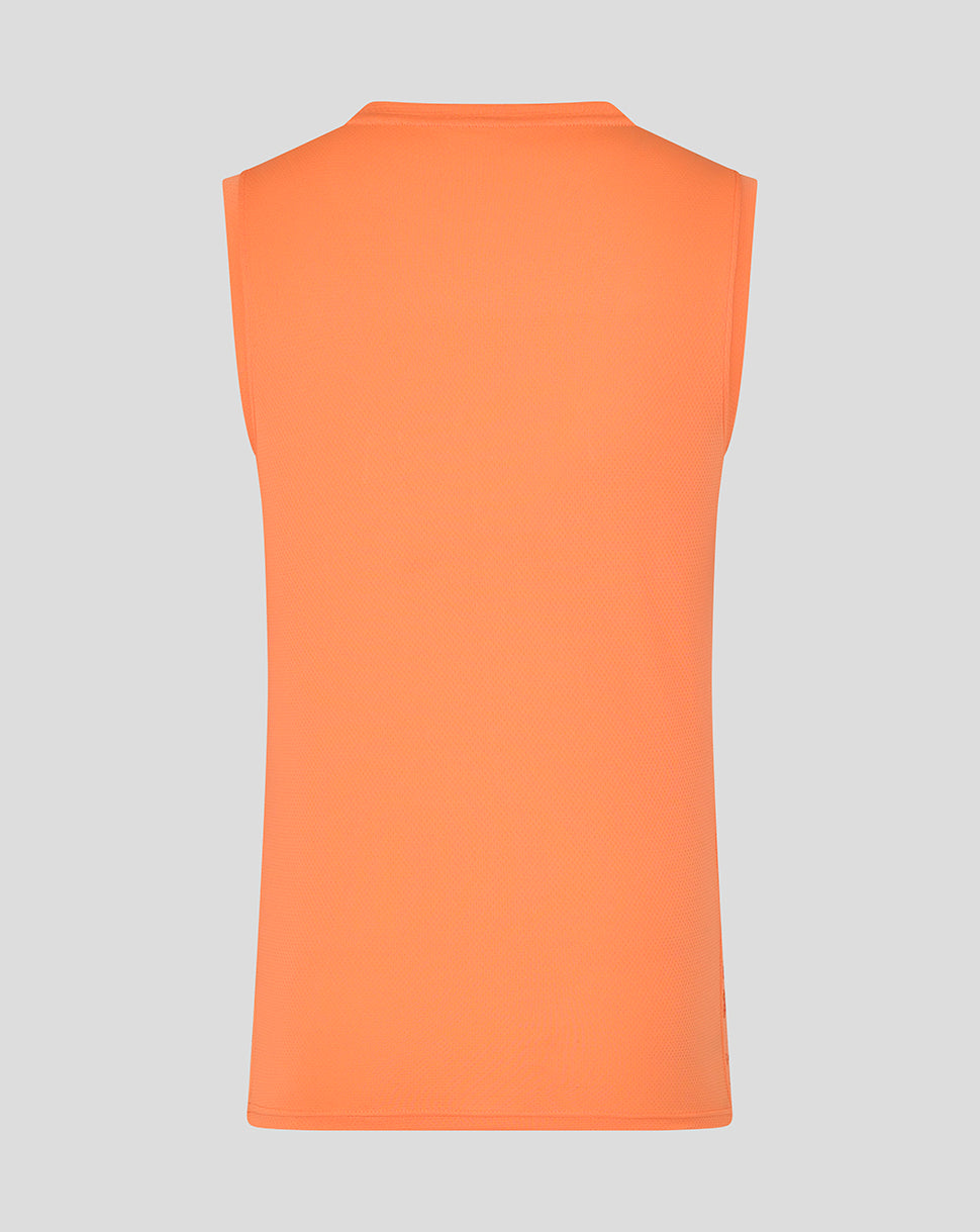 Men’s England Rugby Performance Sleeveless T Shirt O2 – Melon