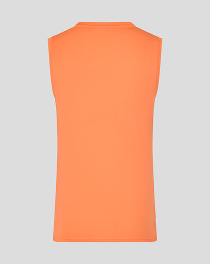 Men’s England Rugby Performance Sleeveless T Shirt O2 – Melon