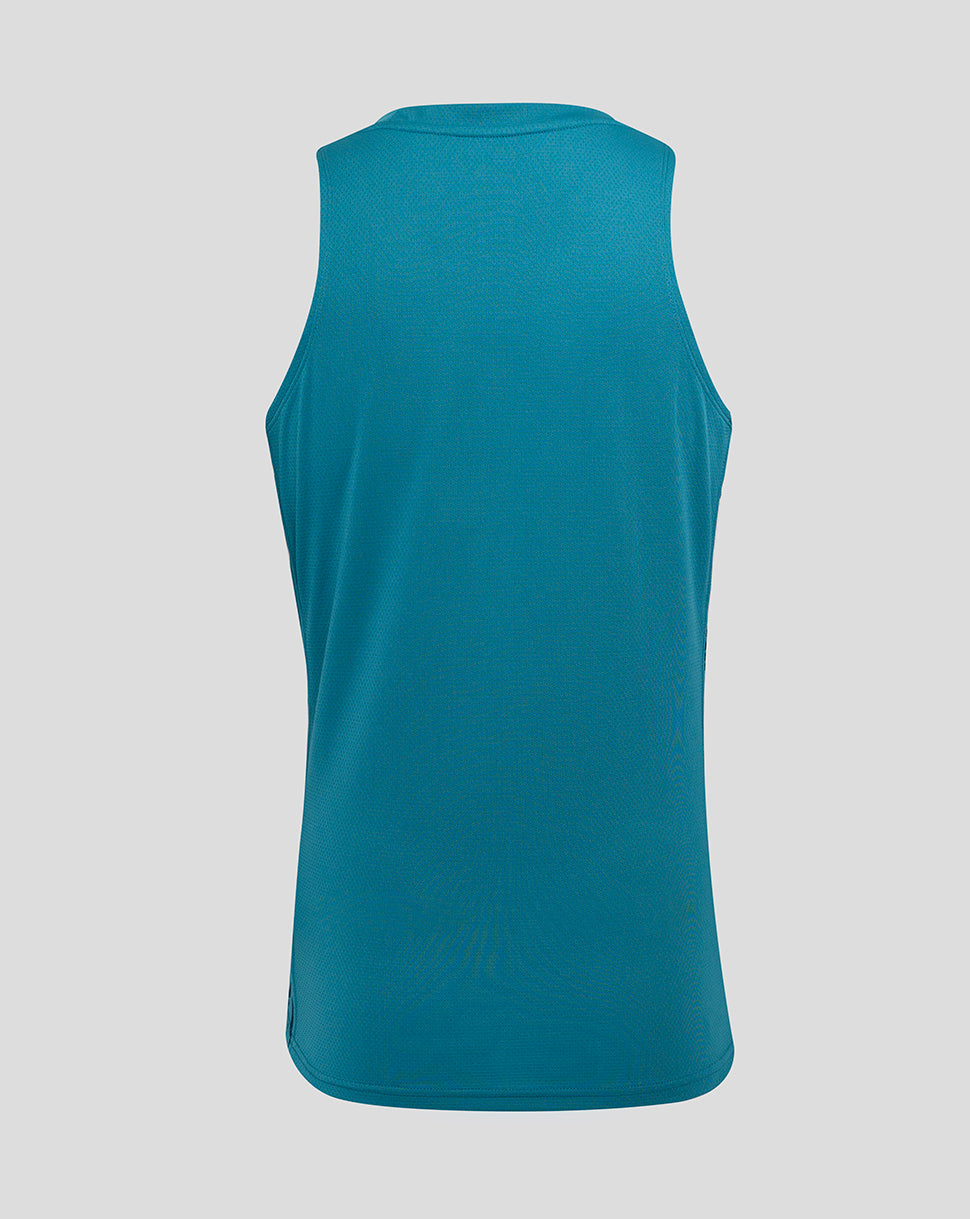 England Rugby Men’s 25/26 Performance Sleeveless Singlet – Storm Blue - Storm Blue