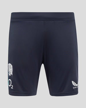 Men’s England Rugby 25/26 Performance Knit Shorts with Pockets – Inkwell