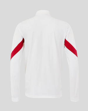 England Rugby Men's  Long Sleeve Anthem Jacket O2 – Brilliant White