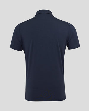Men's England Rugby 25/26 Travel Short Sleeve Polo - Inkwell