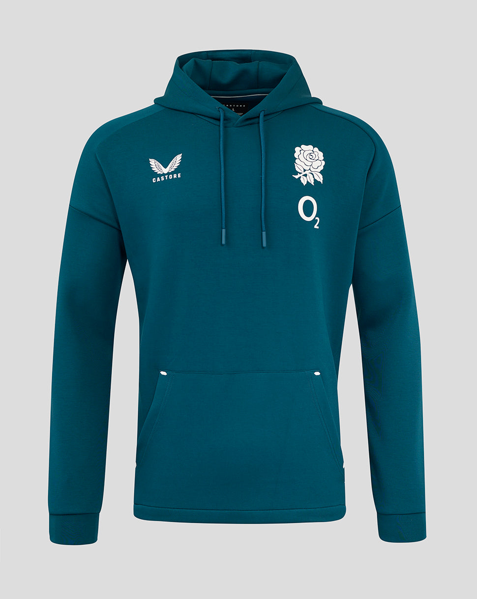 England Rugby Men's Travel Overhead Hoodie O2 - Reflecting Pond – Castore