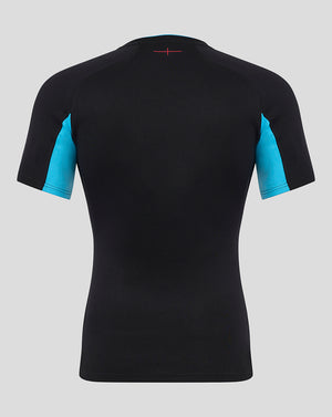 Men’s England Rugby Alternate Short Sleeve Pro Shirt – Caviar