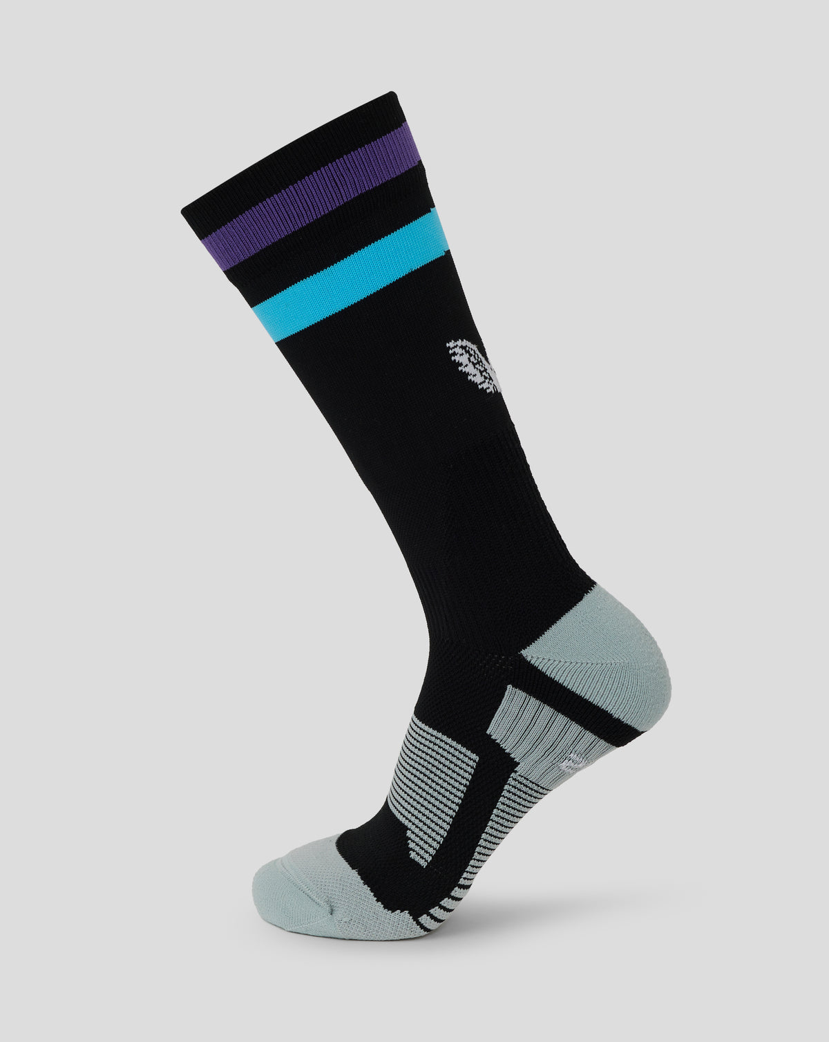 Men’s England Rugby Alternate Mid Calf Socks – Caviar - Caviar/Swim Cap/Royal Purple
