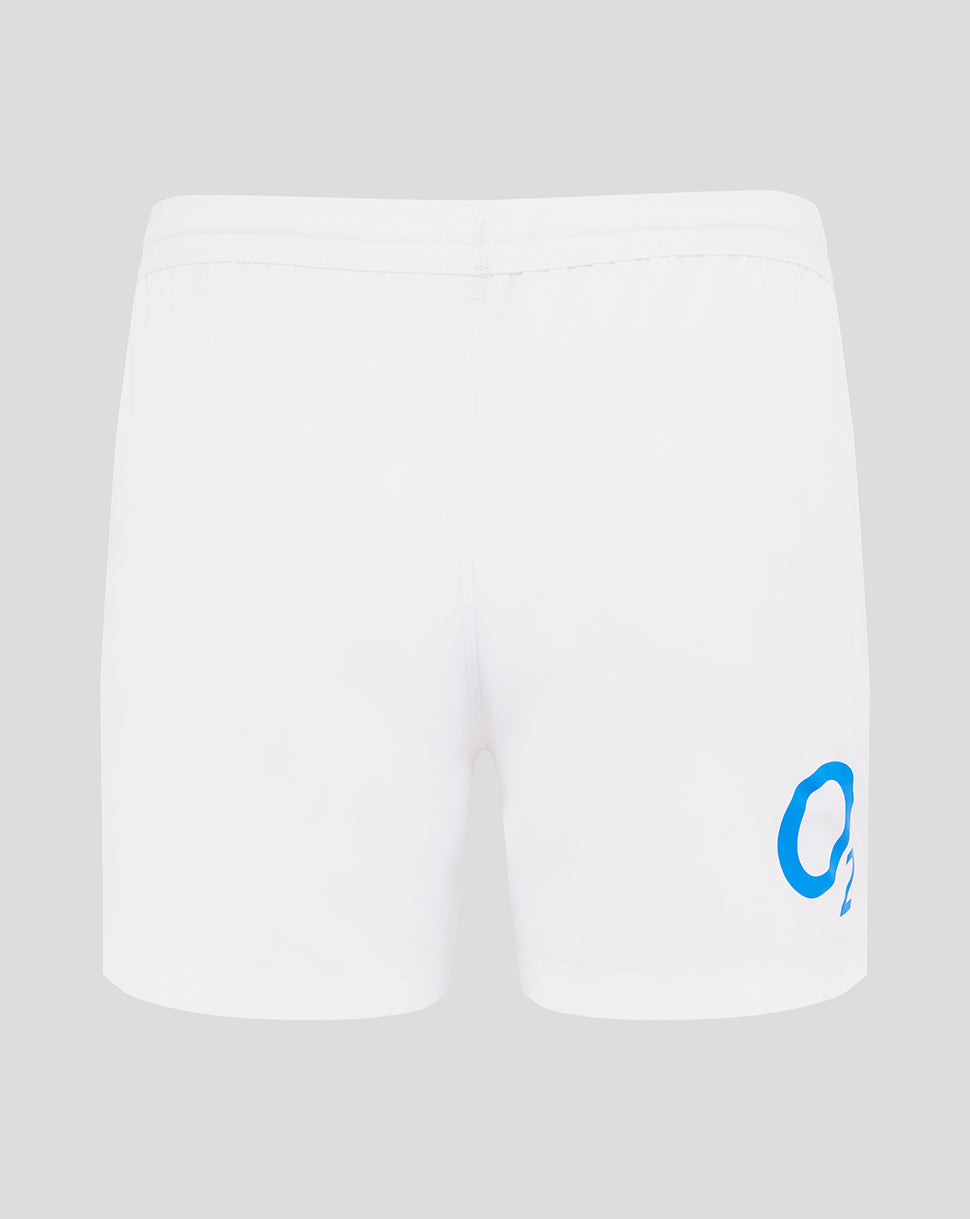 Men’s England Rugby 25/26 Home Shorts – Brilliant White - Brilliant White/Lipstick Red
