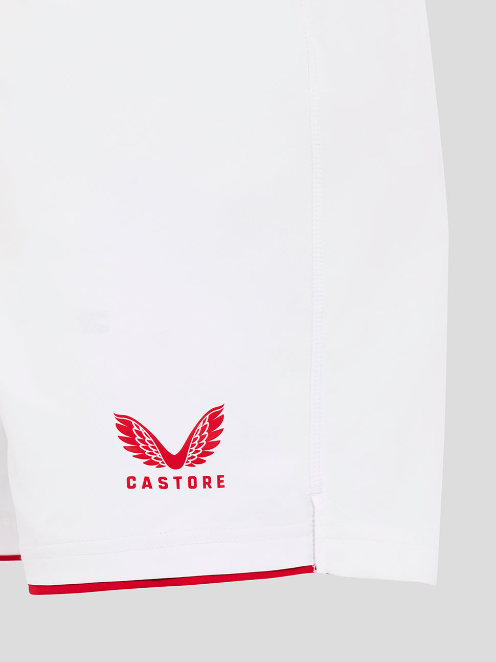 Men’s England Rugby 25/26 Home Shorts – Brilliant White - Brilliant White/Lipstick Red