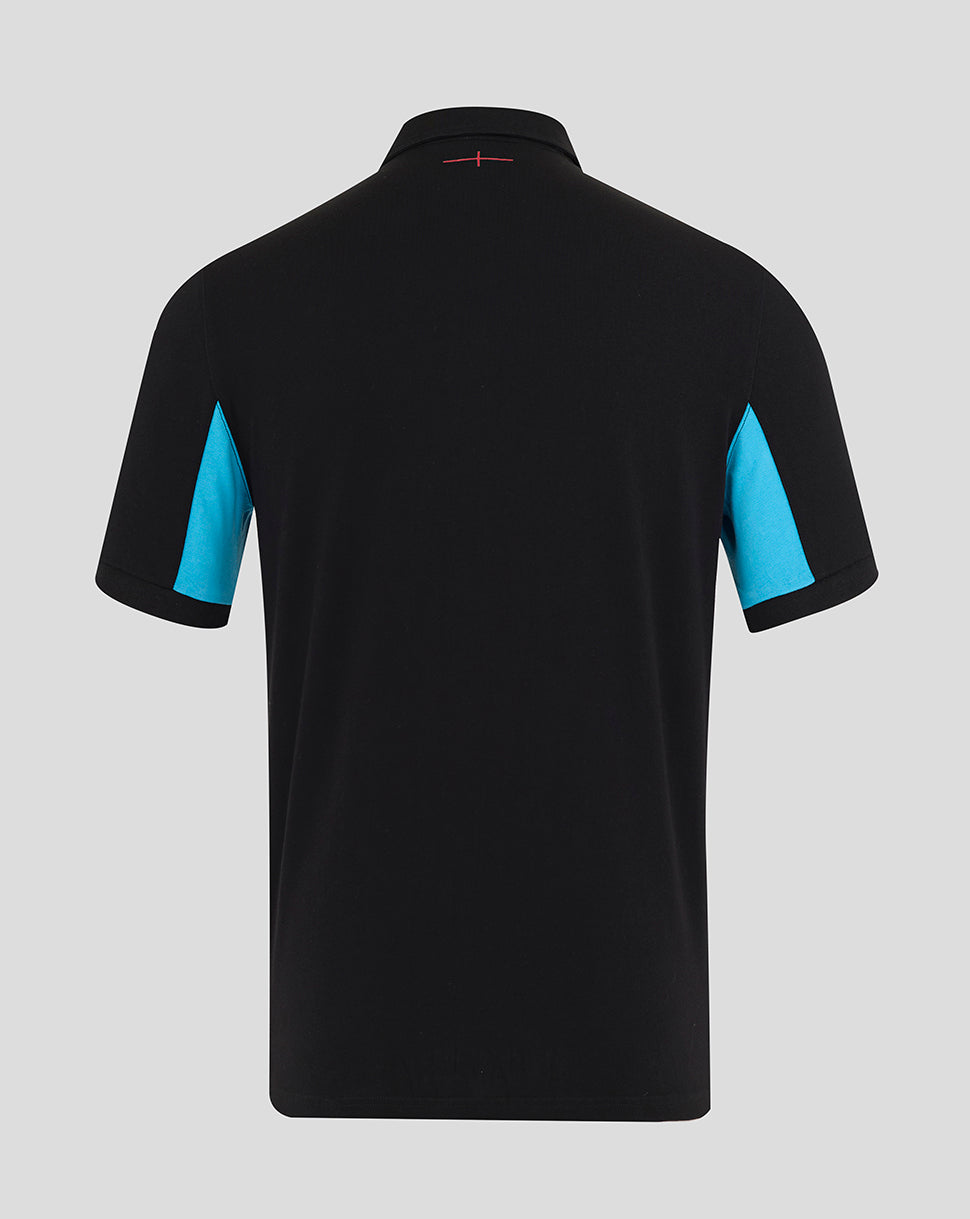 Men’s England Rugby Alternate Classic Short Sleeve Shirt – Caviar - Caviar/Swim Cap
