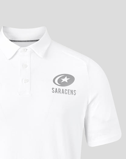 Saracens Men's 25/26 Travel Short Sleeve Polo
