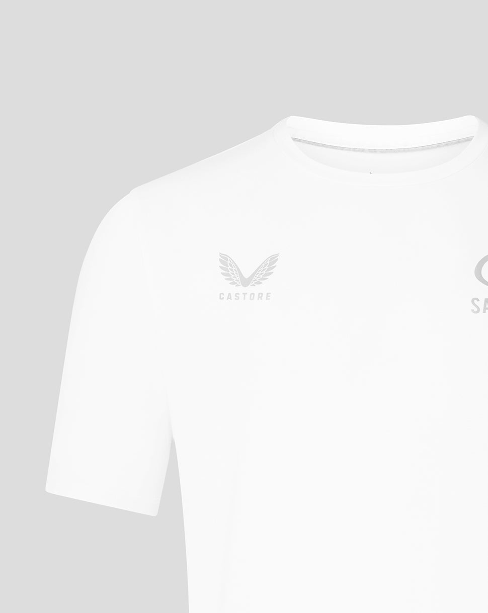 Saracens Men's 25/26 Travel Short Sleeve Tee - White