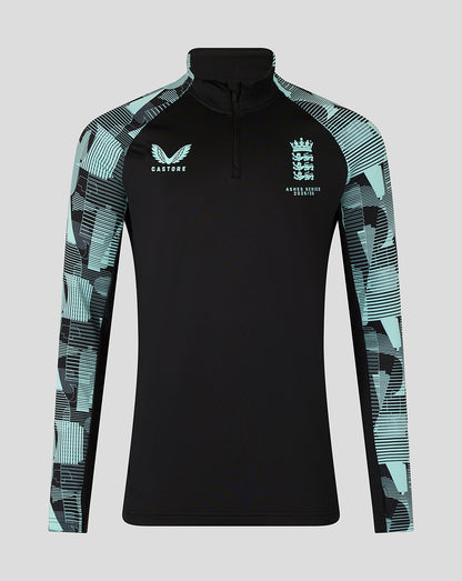 England Cricket Ashes Junior 25/26 Pro Quarter Zip Training Top