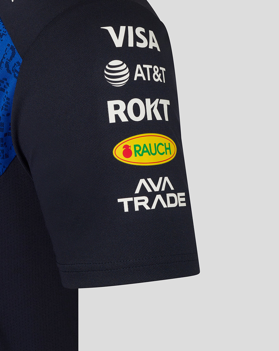 Camiseta Oracle Red Bull Racing Hombre Teamline Set Up – Cielo nocturno / Surf the Web - Night Sky/Surf The Web