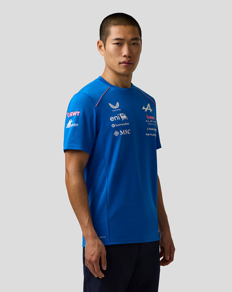 Official Men’s BWT Alpine Formula One Team Set Up T-Shirt - Lapis Blue