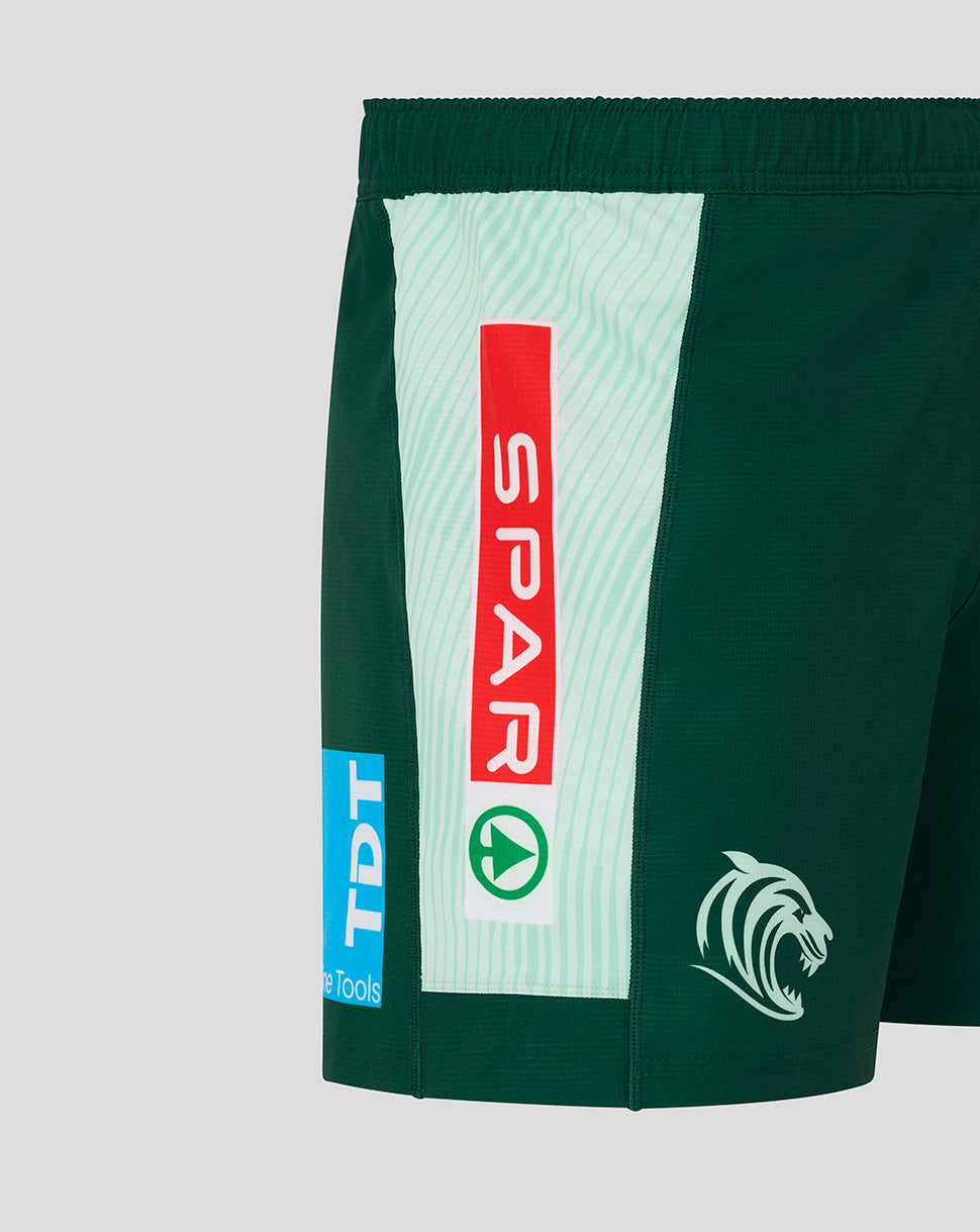 Leicester Tigers Men's 25/26 Pro Away Short - Dark Green/Green