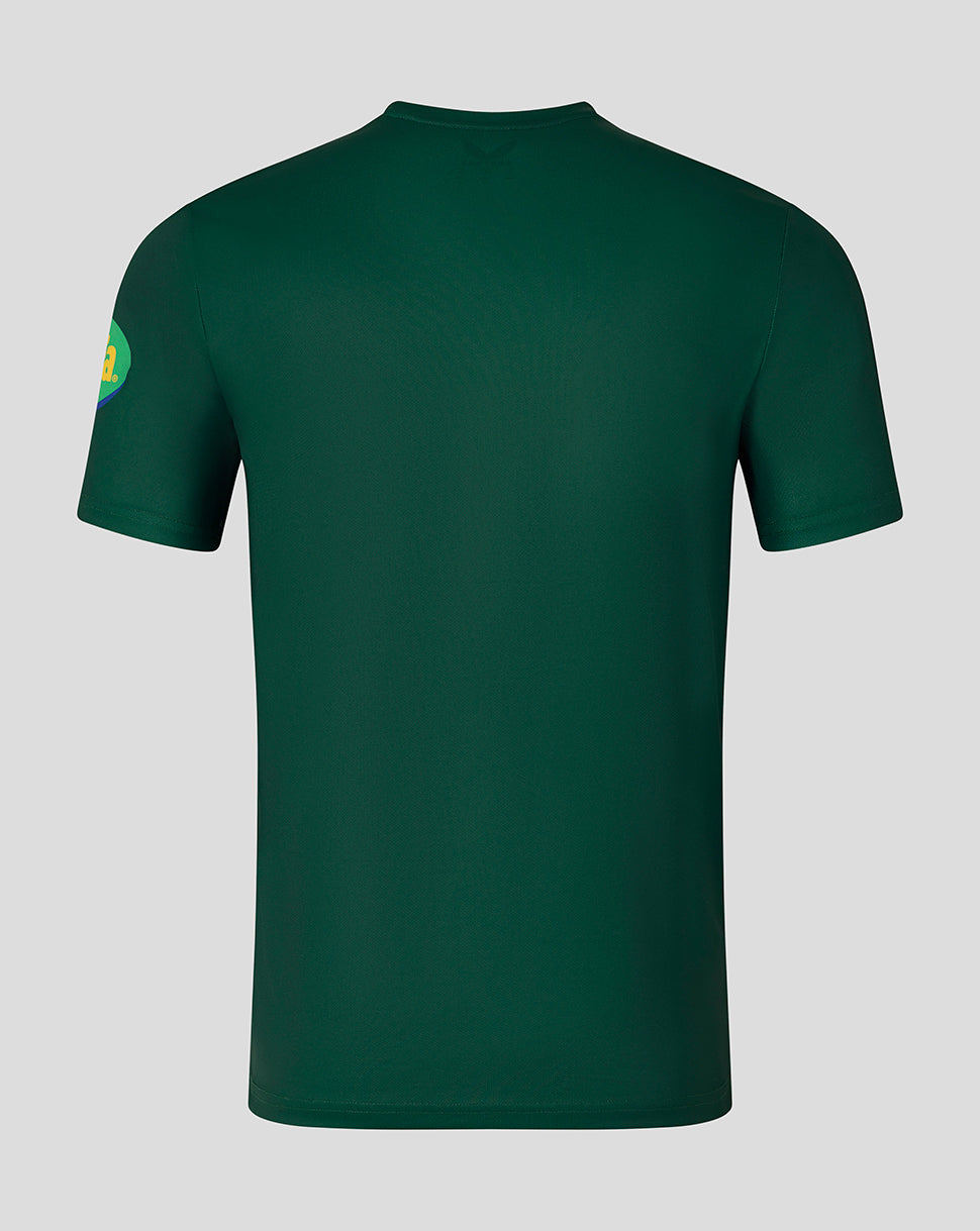 Leicester Tigers Men's 25/26 Warm Up T-Shirt - Dark Green