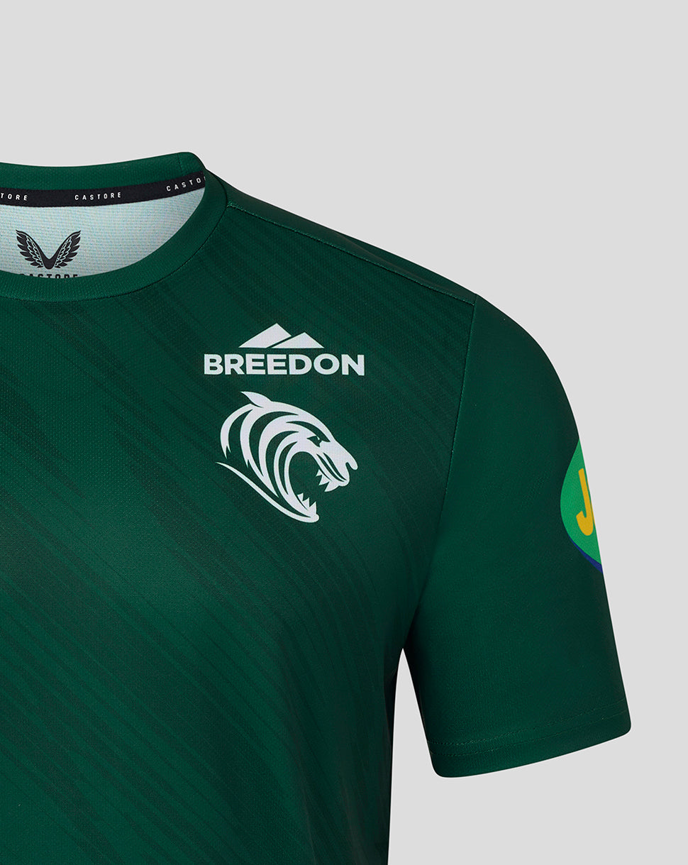 Leicester Tigers Men's 25/26 Warm Up T-Shirt - Dark Green