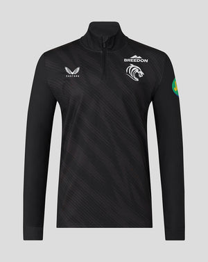 Leicester Tigers Men's 25/26 Training Quarter Zip - Black
