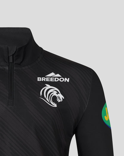 Leicester Tigers Men's 25/26 Training Quarter Zip - Black