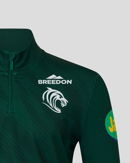 Leicester Tigers Men's 25/26 Training Quarter Zip - Dark Green
